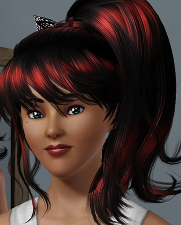 Sims 3 — Jasmine by austino — Jasmine, the renowned drummer of the 21st century, hopes to continue her successful career