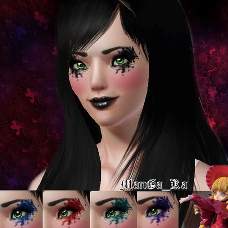 Sims 3 — Gothic Eyeshadow V.02 by ManGa_Ka92 — for teenage,young adult,adult and elder :) Recolorable :) enjoy :)