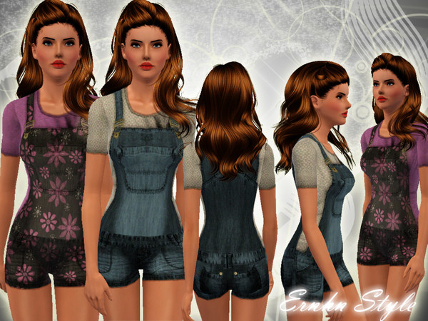 Sims 3 — Romper  by ernhn — Romper 2 recolorable palettes . Hope you like :* High Quality Textures ..