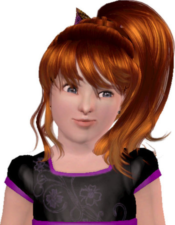 Sims 3 — Natalli Thorn by MeCrazyPanda — A Young Gurl Wishing Someday She Will Become A Rock Star Like Her Big Sister. NO