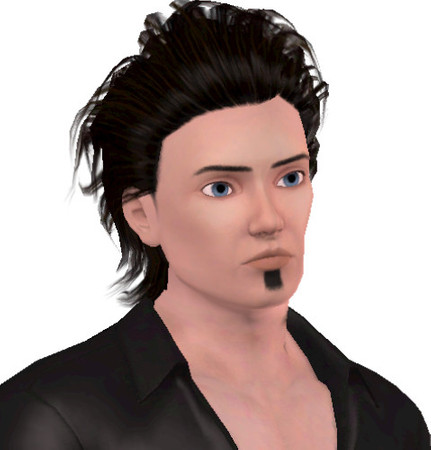 Sims 3 — Lexion Blut by MeCrazyPanda — Lexion is an awesomely HOT Vampire. He is mastered in playing the guitar. He has a