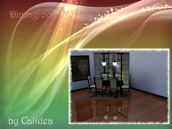 Sims 3 — Diningroom Melody by CaliDea — 
