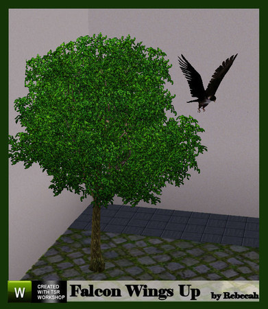Sims 3 — Falcon Wings Up by rebecah — Found under Deco/Sculptures for $125.