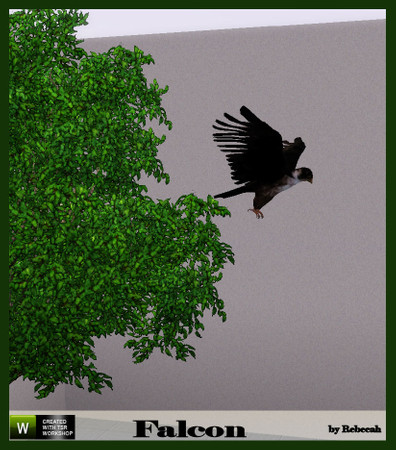 Sims 3 — Falcon by rebecah — Found under Deco/Sculptures for $125.