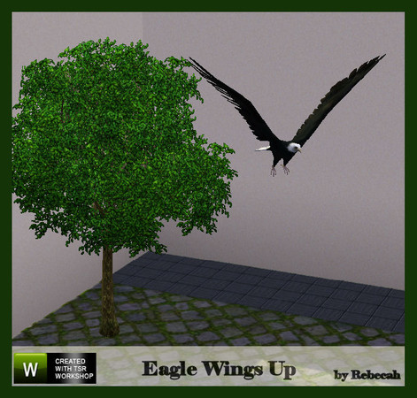 Sims 3 — Eagle Wings Up by rebecah — Found under Deco/Sculptures for $125.