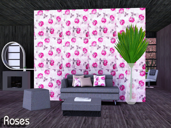 Sims 3 — Roses by TSR Archive — Sweet roses-pattern! We hope you like it;D 