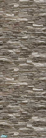 Sims 2 — Stone Cold Crazy - Chalk by drouinr — Natural flagstone and stack stone add a refined look to any fireplace