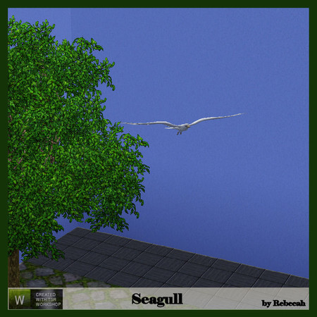 Sims 3 — Seagull by rebecah — Found under Deco/Sculptures for $125.