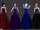 Sims 2 — Gothic Dresses Set 1 by theangeliquemonte — You have vampires or gothic sims that need some stunning formal