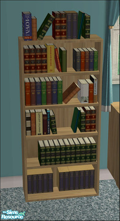 Sims 2 — Camison Bedroom - Bookcase by sim_man123 — New bookcase mesh, part of my Camison Bedroom set.