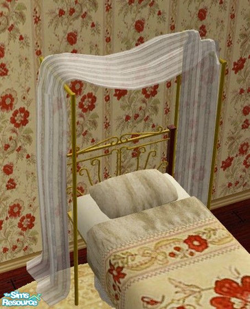 Sims 2 — Nostalgia Nursery - Canopy by Riverwillows — Beautiful reproduction nursery, circa 19th century. Comes complete