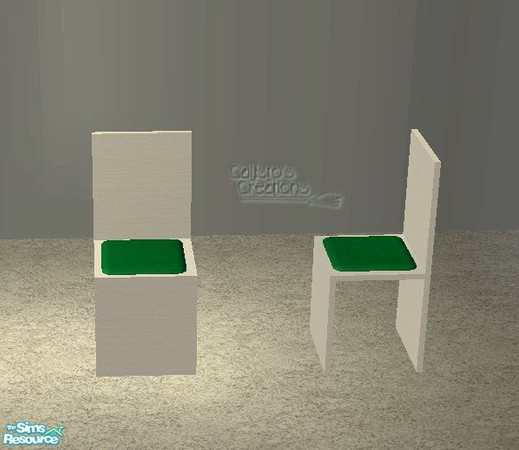 Sims 2 — Calli\'s Dorm Room - Green - Chair  by Callisto149 — Mesh by sim_man123