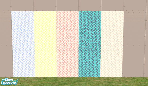 Sims 2 — Odd Wallpaper Collection by PhotoSigs — Odd Wallpaper Collection includes - Yellow,Pink,White,Light Blue,Neon
