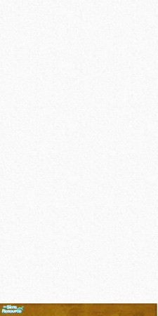 Sims 2 — Spanish Wall  - Andalucia by eriduserpent — Plain white painted wall with a tile skirting board. (Matching terra