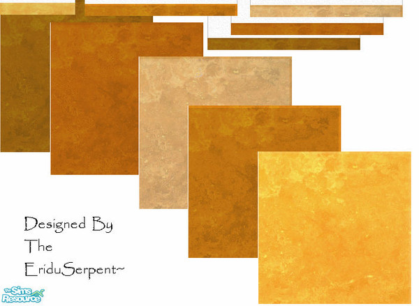 Sims 2 — Spanish Terra Tiles by eriduserpent — Spanish Terracotta tile set. (White walls to match in other set have been