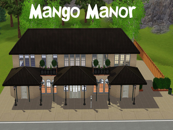 Sims 3 — Mango Manor by frisbud — Part of my Sims1 conversion series. Mango Manor was included with the Unleashed