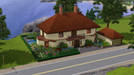 Sims 3 — Ancient style  by nikjagro — This is my vision (and my first try) of an ancient styled house in Sunset Valley.