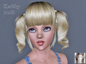 Sims 3 — Katty Doll by Semitone — Hair - http://peggyzone.com/Sims3Detail.html?id=000372&sortId=00 Eyeliner and