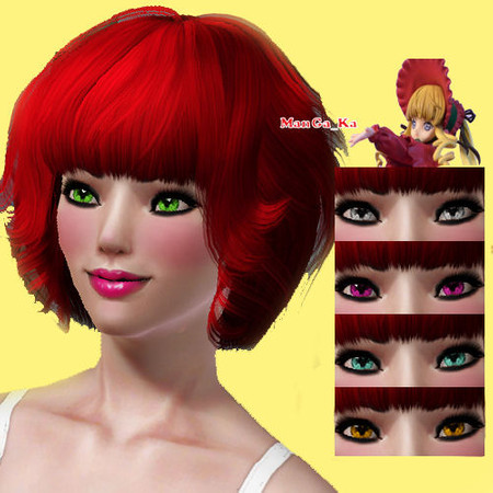 Sims 3 — Come Here Baby ! Eyes by ManGa_Ka92 — all ages and all genders :) Recolorable :) credits: hair: peggyzone Made