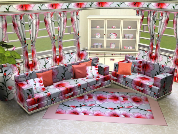 Sims 3 — marcorse_mallowbold by marcorse — Bold is the operative word here . . . beautiful, splashy, mallow flowers in