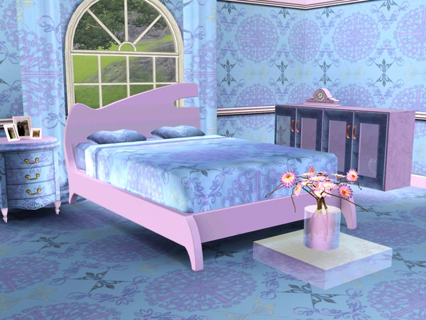 Sims 3 — marcorse_edwardian2 by marcorse — Classic wallpaper pattern revisited. Recolourable:4