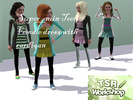 Sims 3 — Teen female dress with cardigan by super_niin — A dress for your teen female simmies with cardigan. Please note