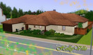 Sims 3 — HollyVille **fully furnished**  by derka — A beautiful cozy house :) A porch in front of the house, with garden