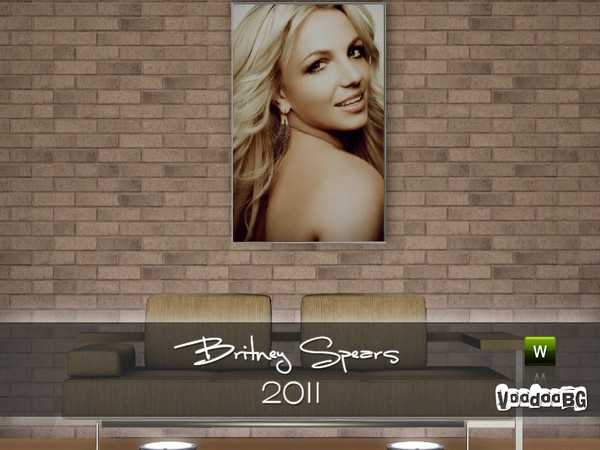Sims 3 — britney by VoodooBG — Painting poster teen room