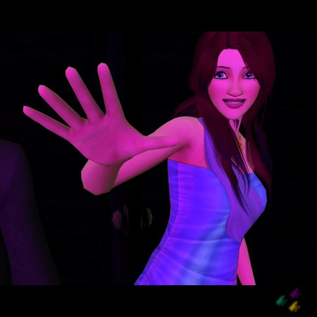 Sims 3 — Melinda by Flovv — A young lady ready for Late Night.