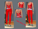 Sims 3 — red sexy top by greenislove — 