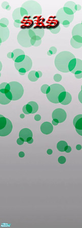 Sims 2 — Discovery! IKEA Bubbly AL - Green Dots by 71robert13 — Original was discoveed hidden in IKEA stuff files, now