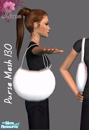 Sims 2 — Mesh 130 by Lianaa by Lianaa — Mesh 130 by Lianaa - new handbag mesh for adult, ya, teen and elder females