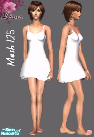 Sims 2 — Mesh 125 by Lianaa by Lianaa — Mesh 125 by Lianaa - new mesh with alpha editable shoes