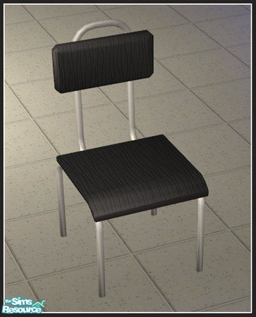 Sims 2 — Black Lava Chair by kittyispretty69 — Part of a small kitchen set inspired by my Dreams Bedroom chair. Set