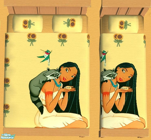 Sims 2 — Pocahontas Set Kids Bedroom - Pocahontas Bedding by aaaaaaac — 