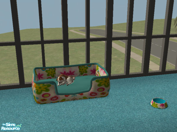 Sims 2 — Pet Bed Set - Blue by dunkicka — 