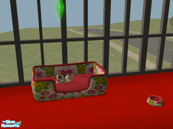 Sims 2 — Pet Bed Set - Red by dunkicka — 