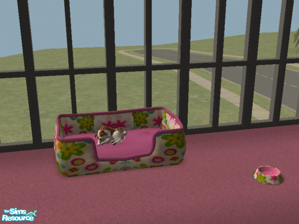 Sims 2 — Pet Bed Set - Pink by dunkicka — 
