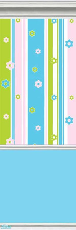 Sims 2 — Hippie Chick 19 by drouinr — Oh, you groovy girl! Grow your flower power with this series of coordinated wall