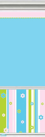 Sims 2 — Hippie Chick 25 by drouinr — Oh, you groovy girl! Grow your flower power with this series of coordinated wall