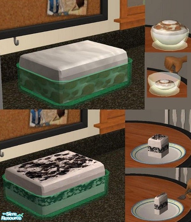 Sims 2 — 2 No Bake Desserts by TheNinthWave — Both of the desserts are fully animated. Both of the dessert meals require