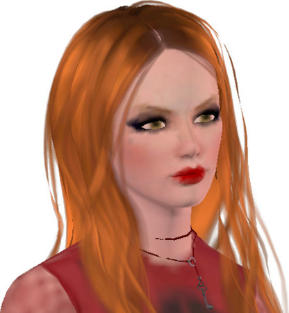 Sims 3 — Rose Axl by PennyRoyal672 — Guns N' Roses singer Axl Rose's female doppleganger and biggest fan.