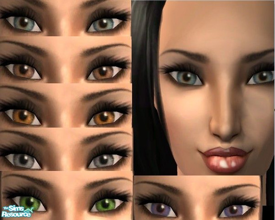 Sims 2 — Eyes so Sweet! by sims1latina88 — a Set of six eyes for your Sims :) enjoy!