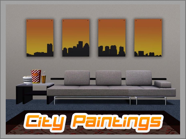 Sims 3 — City Paintings by modern_designs — City Paintings By Modern_Designs