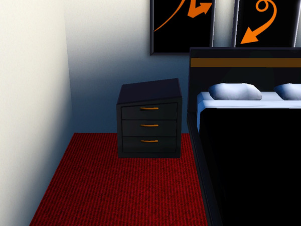 Sims 3 — Bedside Table Modern Left by modern_designs — Bedside Table Modern Left