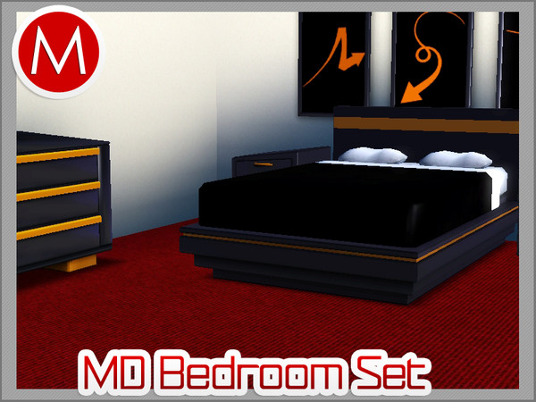 Sims 3 — MD Bedroom Set by modern_designs — Modern Designs Bedroom Set