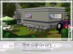 Sims 3 — The Caravan by madaya74 — Here is a caravan as a lot. It's a caravan for a family of four, but is really hard to