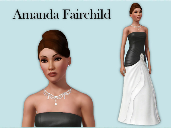 Sims 3 — Amanda Fairchild by frisbud — Based on the Amanda Fairchild doll from the Alex series by Madame Alexander.