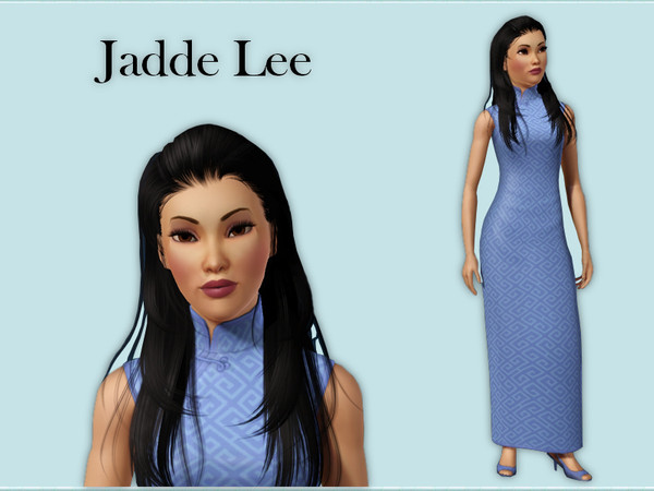 Sims 3 — Jadde Lee by frisbud — Based on the Jadde Lee doll from the Alex series by Madame Alexander.