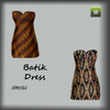 Sims 3 — Batik Dress by Simssia — it have 2 variation, each not recolourable. :) 